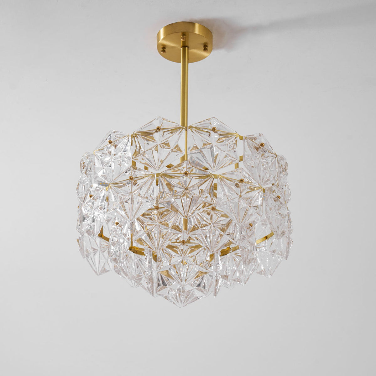Snowflake Glass Chandelier
