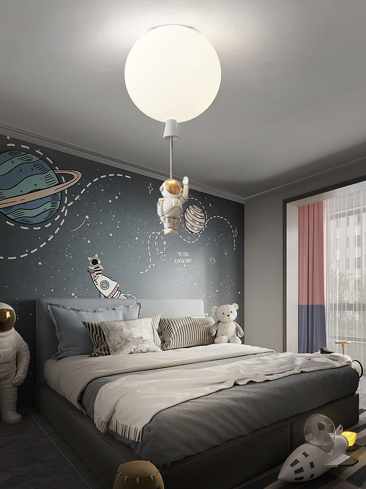 Frosted Balloon Ceiling Light