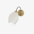 Ceramic Ribbed Wall light