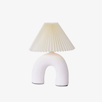 Arched Pleated Table Lamp