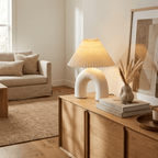 Arched Pleated Table Lamp