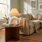 Arched Pleated Table Lamp