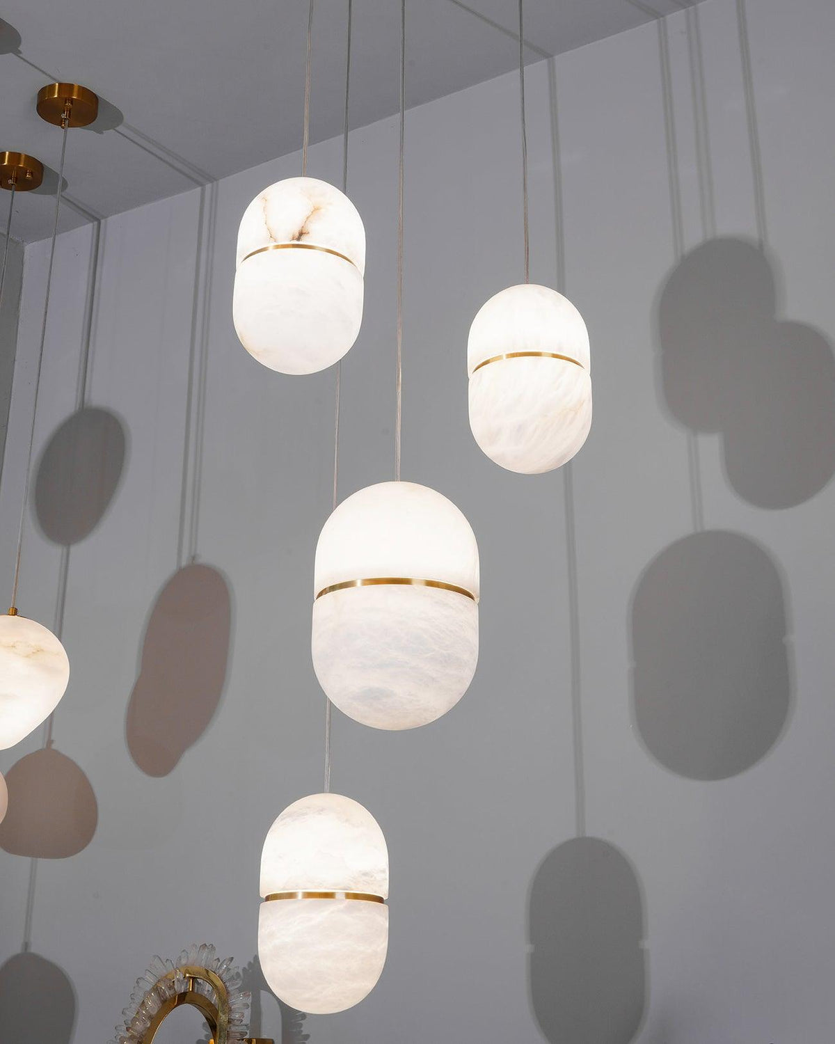 YUM Alabaster Pendant Light