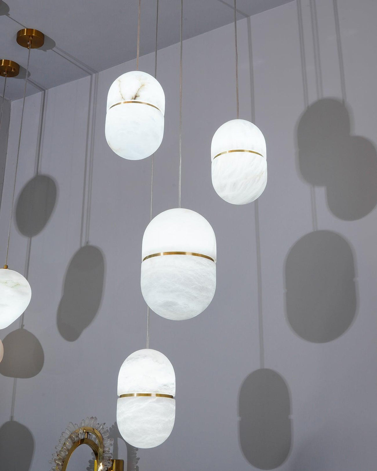 YUM Alabaster Pendant Light