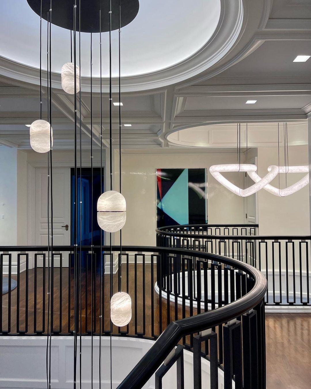 YUM Alabaster Pendant Light