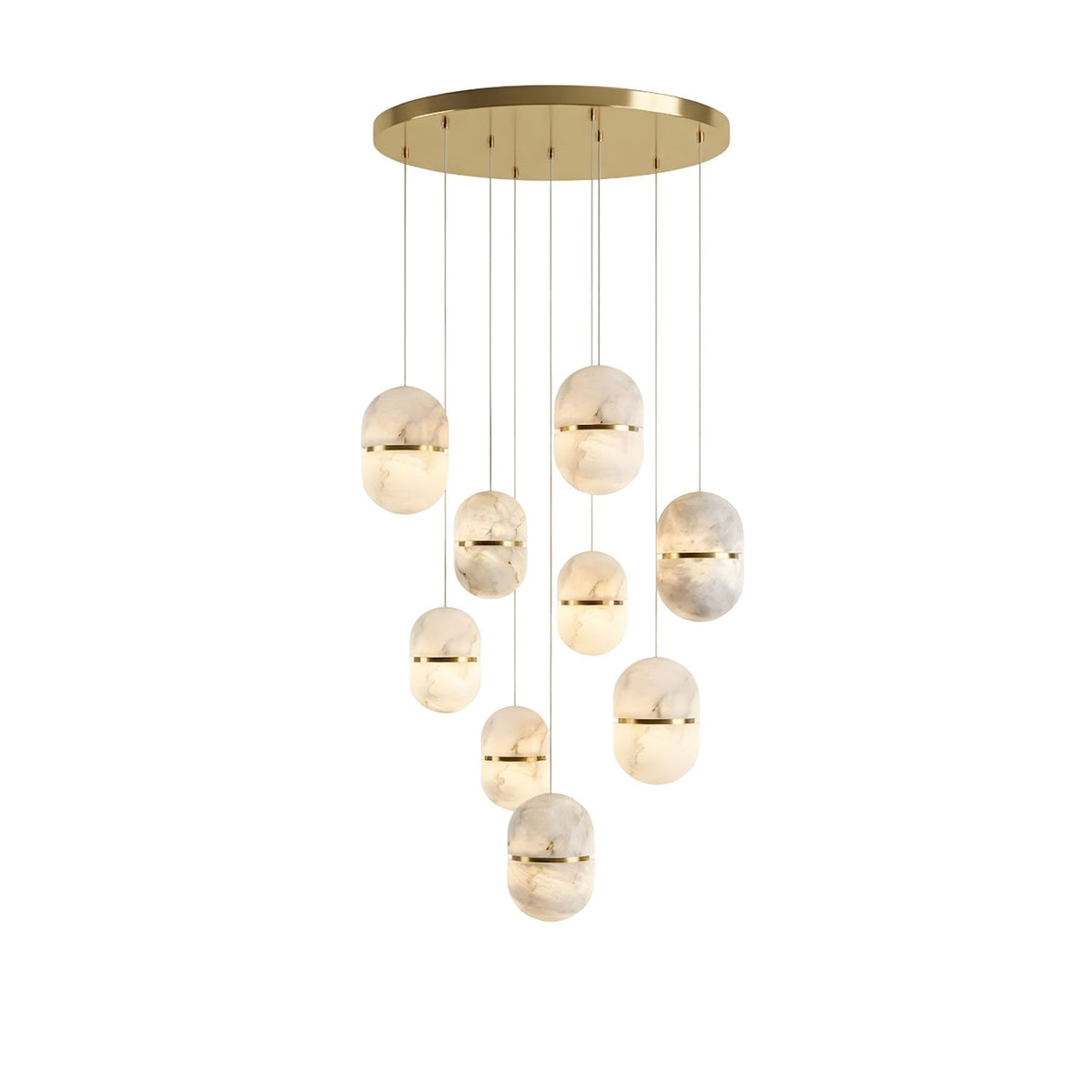 YUM Alabaster Pendant Light