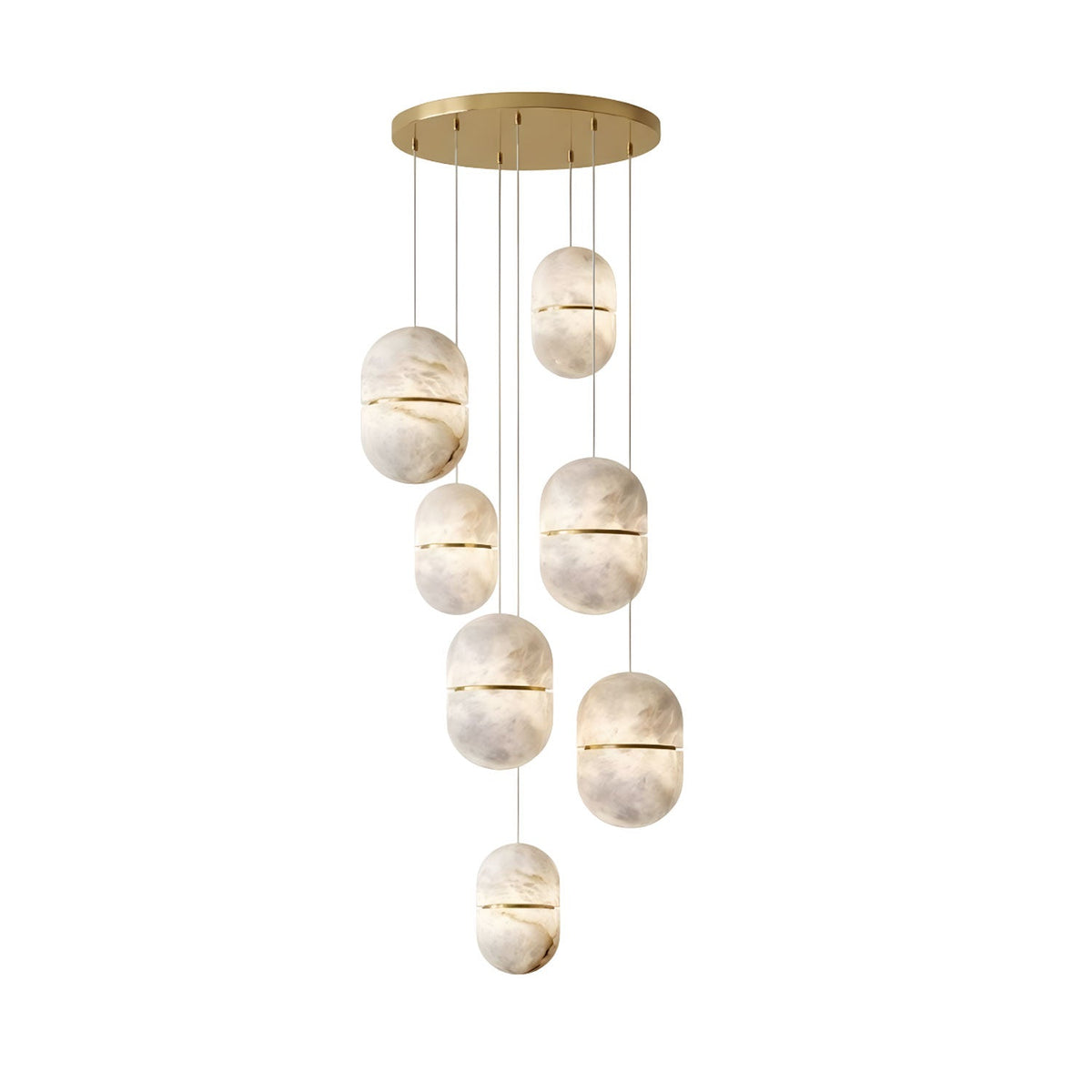 YUM Alabaster Pendant Light