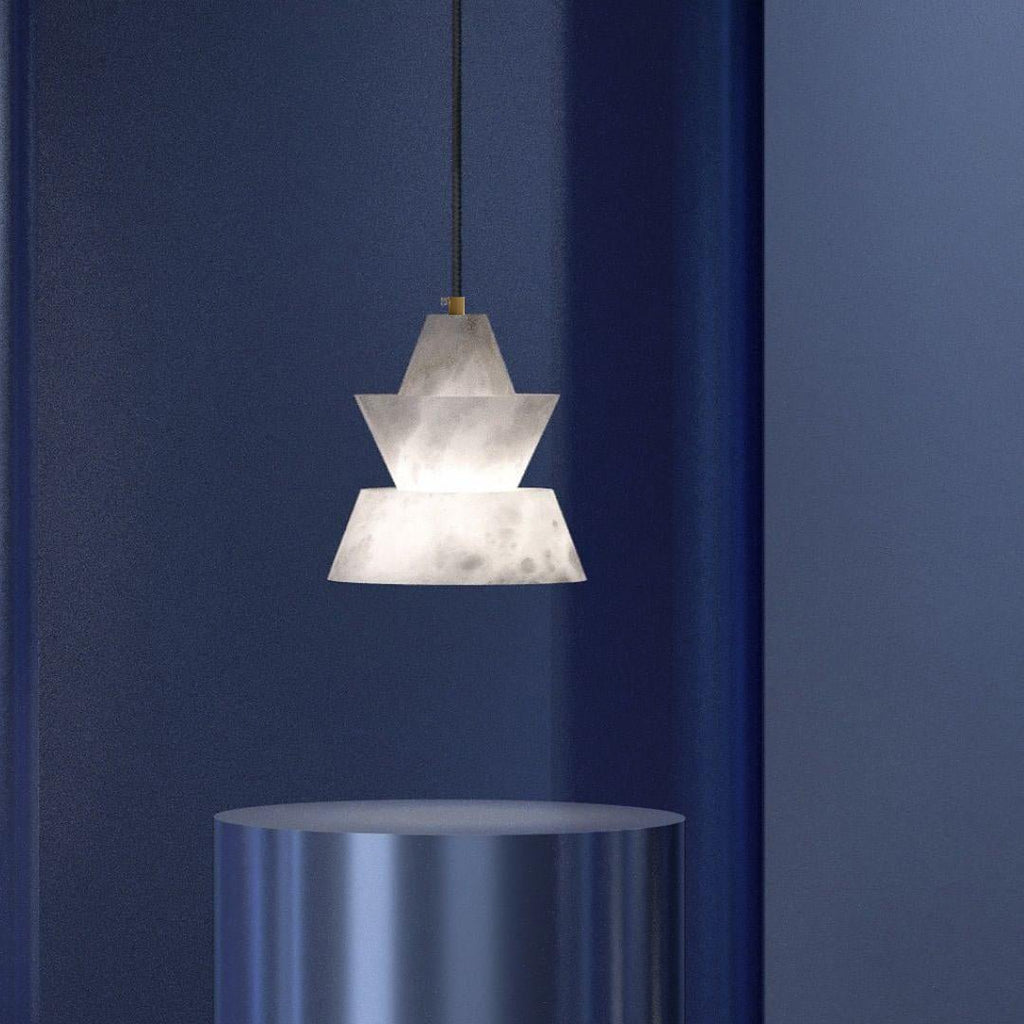 Trivola Alabaster Pendant Light
