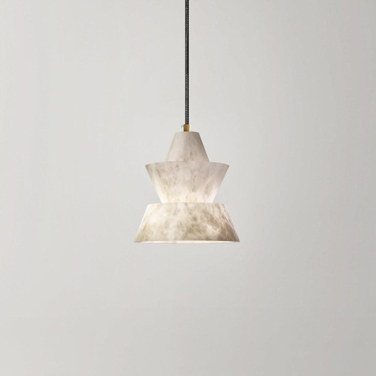 Trivola Alabaster Pendant Light