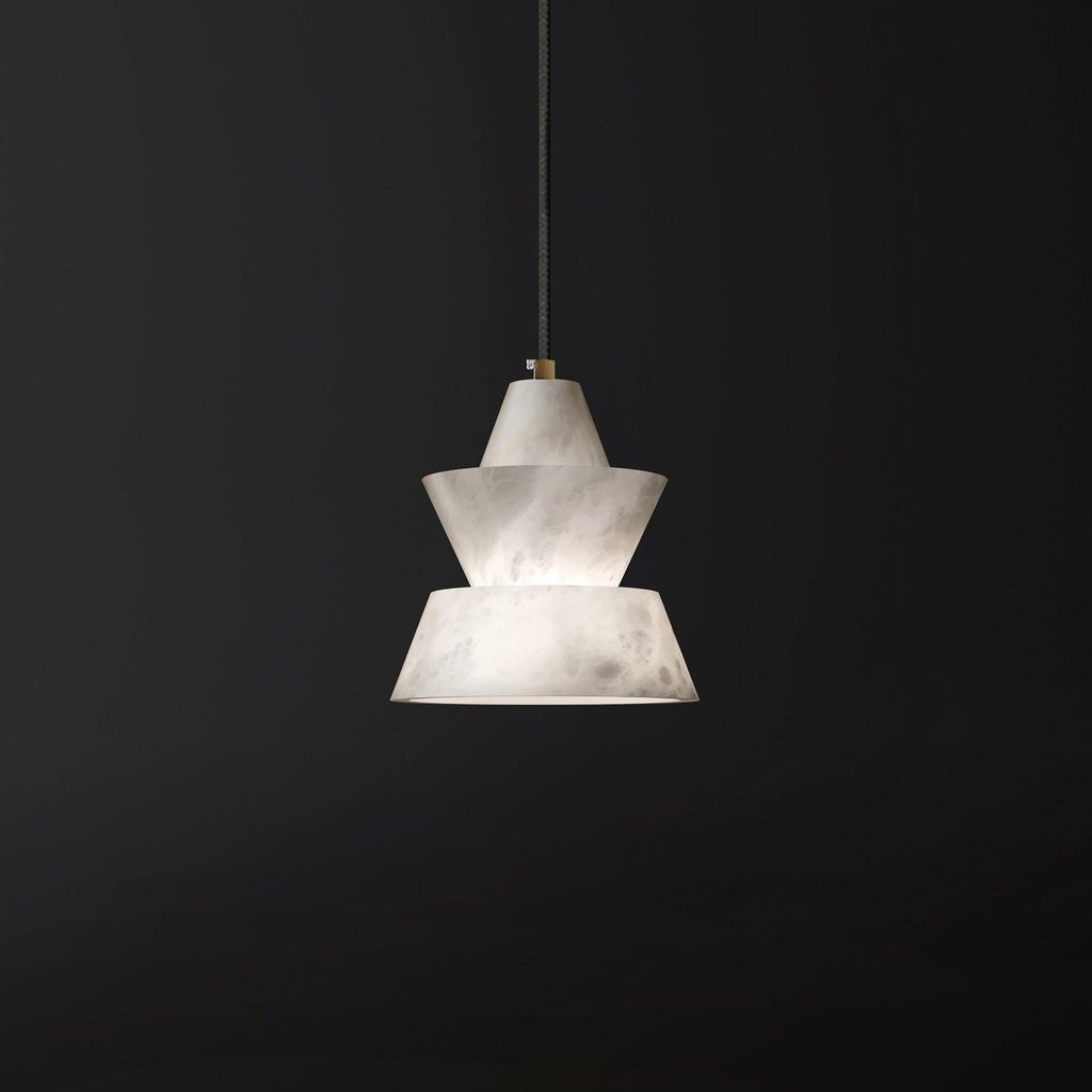 Trivola Alabaster Pendant Light