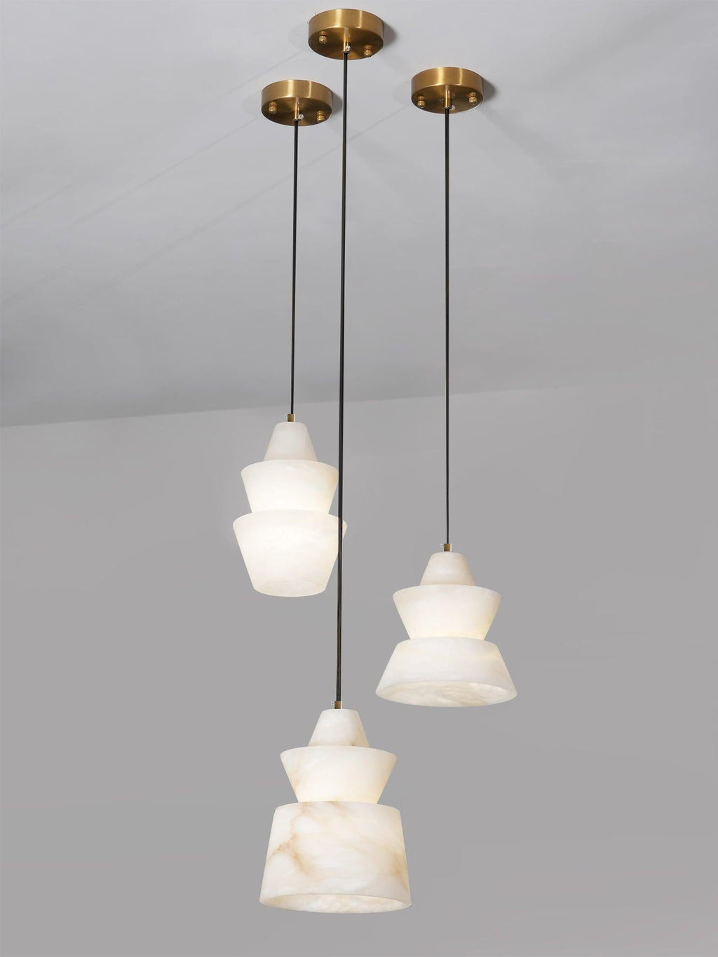 Trivola Alabaster Pendant Light
