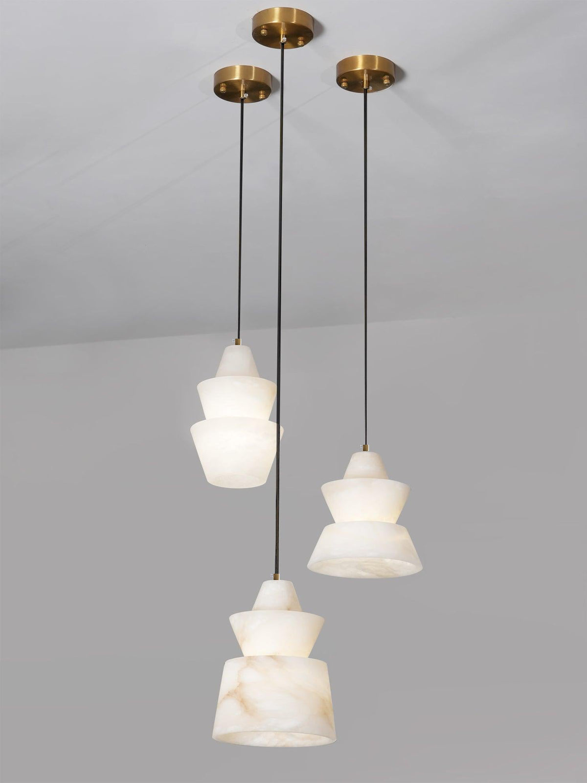 Trivola Alabaster Pendant Light