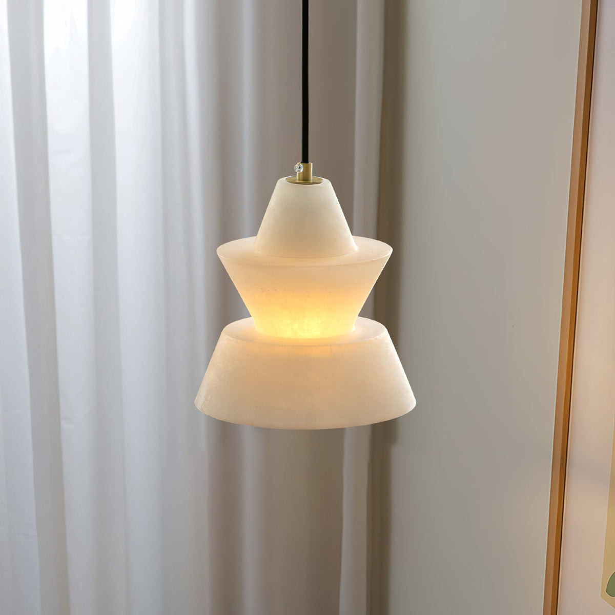 Trivola Alabaster Pendant Light