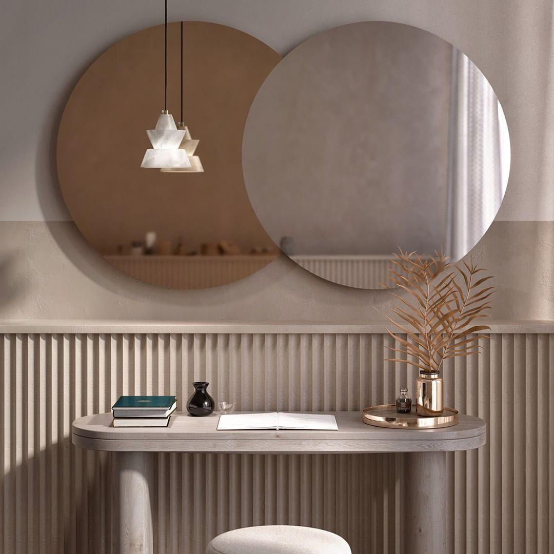 Trivola Alabaster Pendant Light