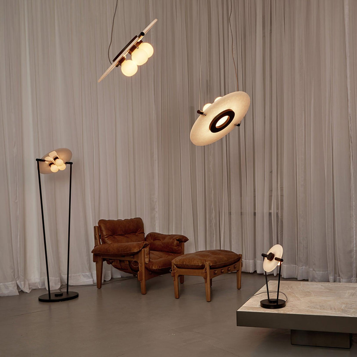 Magma Alabaster Pendant Lamp