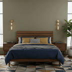 Brass Glass Tube Wall Lamp