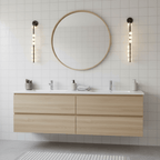 Brass Glass Tube Wall Lamp
