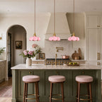 French Flower Pendant Light
