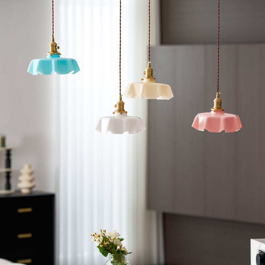 French Flower Pendant Light