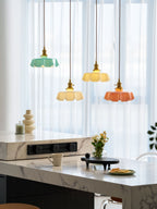 French Flower Pendant Light