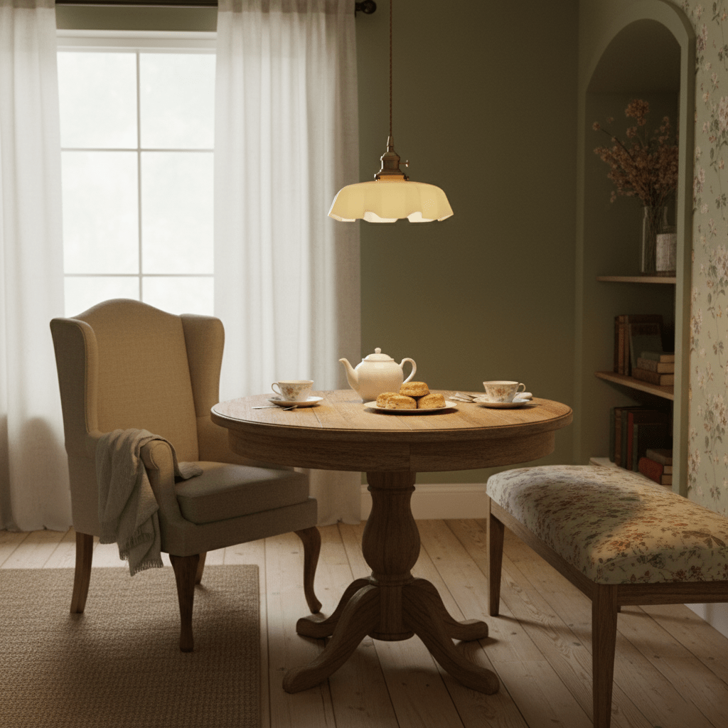 French Flower Pendant Light