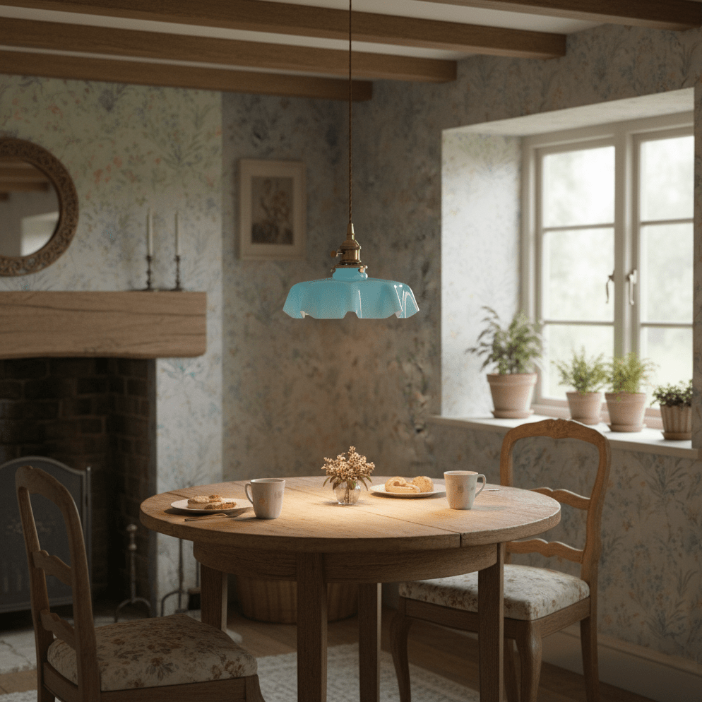 French Flower Pendant Light