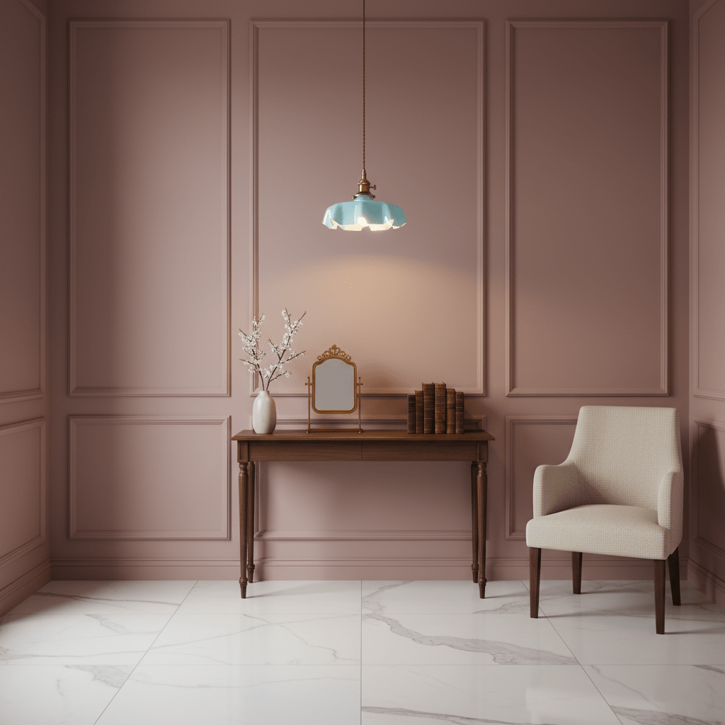 French Flower Pendant Light