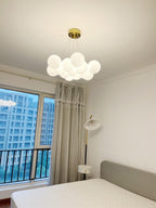 Glass Cluster Chandelier