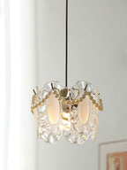 Floral Glass Pendant Lamp