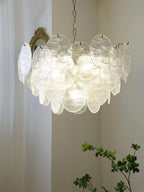 Glass Disc Chandelier