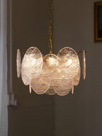 Glass Disc Chandelier