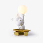 Violet Bear Tray Desk Lamp