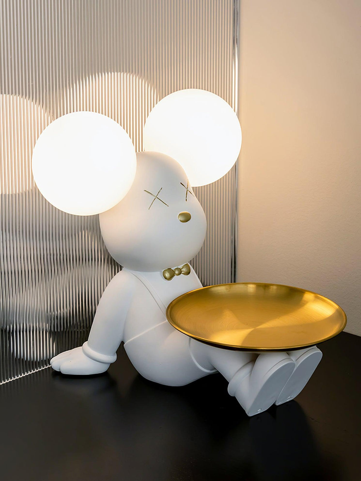 Violet Bear Tray Desk Lamp