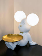 Violet Bear Tray Desk Lamp