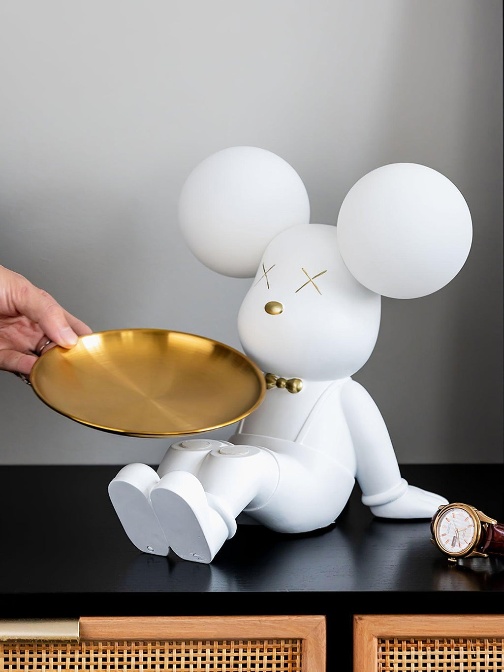 Violet Bear Tray Desk Lamp
