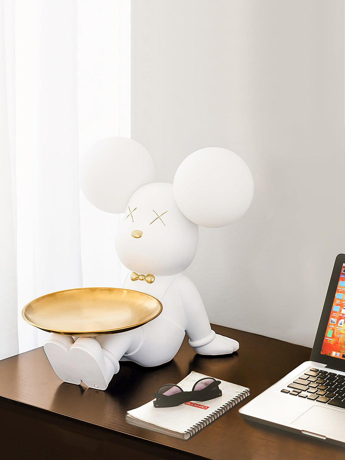 Violet Bear Tray Desk Lamp