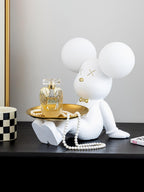 Violet Bear Tray Desk Lamp