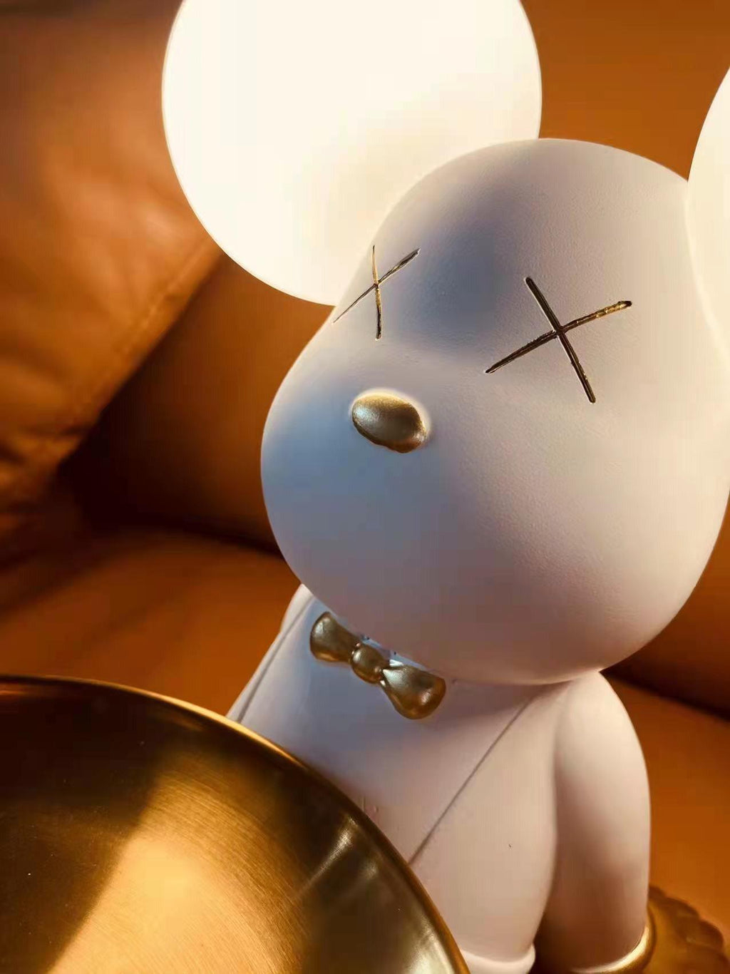 Violet Bear Tray Desk Lamp