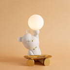 Violet Bear Tray Desk Lamp