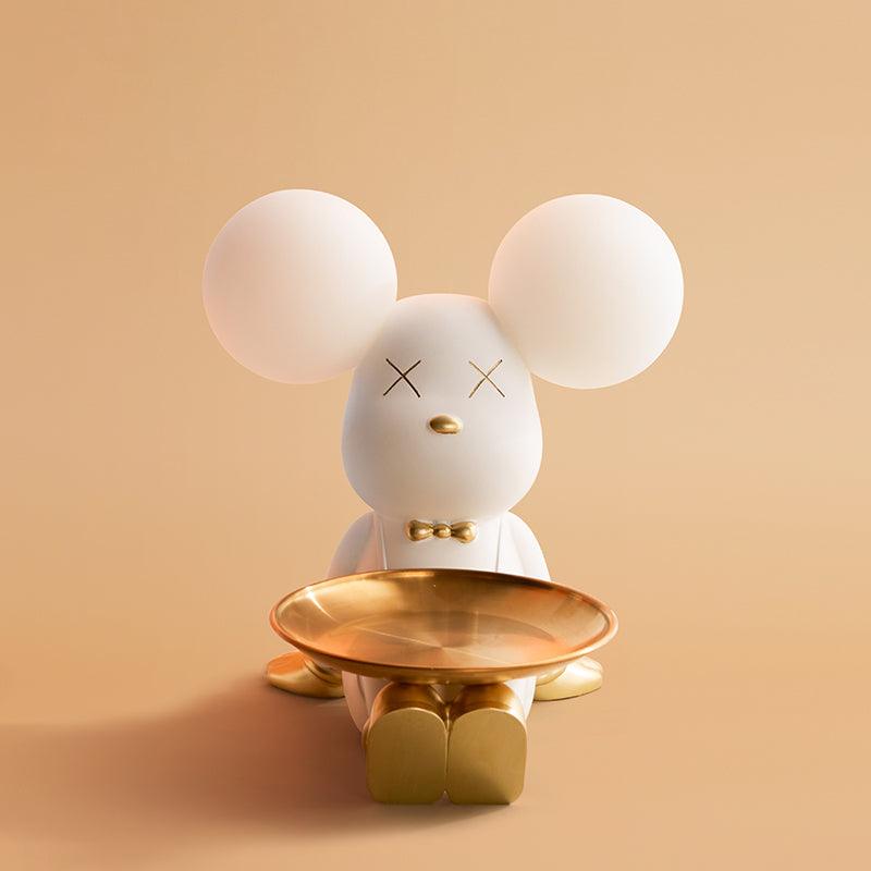 Violet Bear Tray Desk Lamp