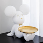 Violet Bear Tray Desk Lamp