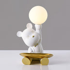 Violet Bear Tray Desk Lamp