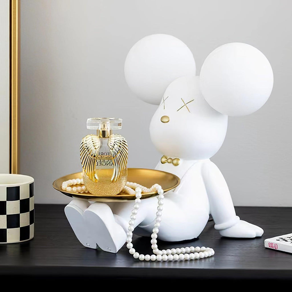 Violet Bear Tray Desk Lamp