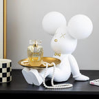 Violet Bear Tray Desk Lamp