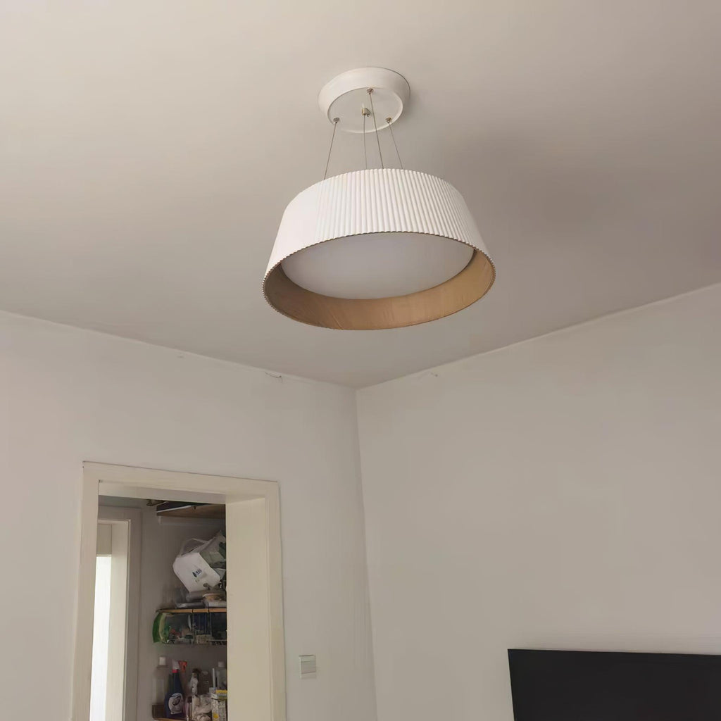Modern Ribbed Pendant Light