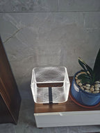Wire Cube Table Lamp