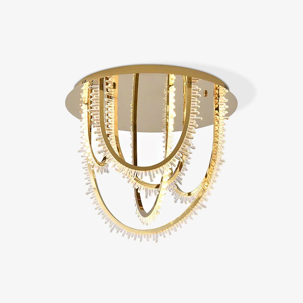 Crystal Strand Ceiling Light