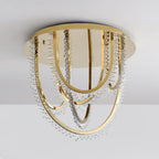 Crystal Strand Ceiling Light