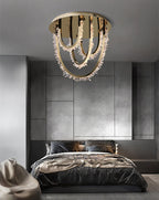 Crystal Strand Ceiling Light
