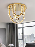 Crystal Strand Ceiling Light